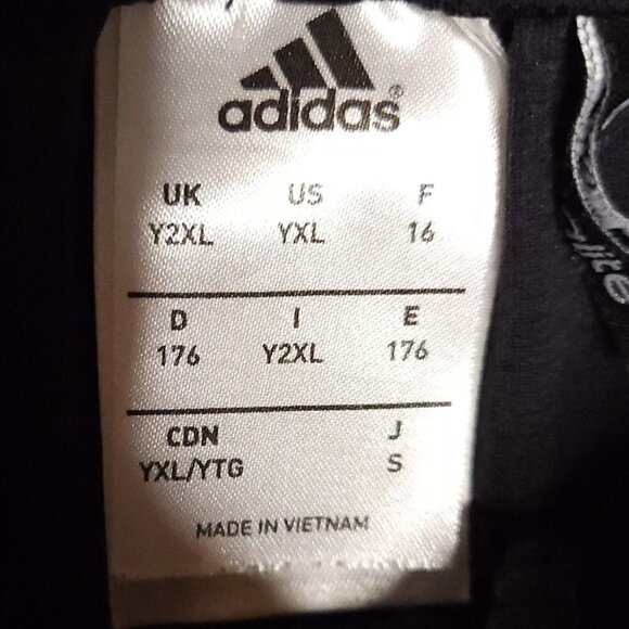 Adidas Boys Climalite Black Athletic Shorts XL - Picture 5 of 6